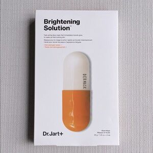 Dr. Jart+ Brightening Solution Sheet Mask - pack of 5